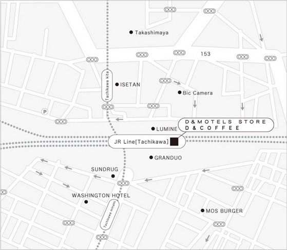 ecute Tachikawa map